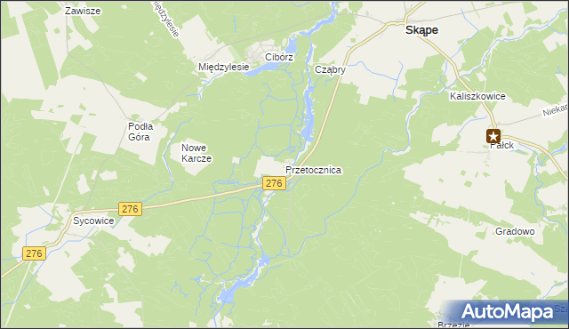 mapa Przetocznica, Przetocznica na mapie Targeo