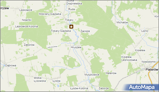 mapa Rusków, Rusków na mapie Targeo