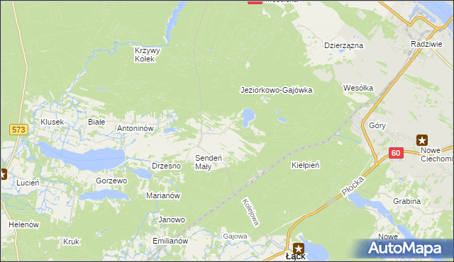 mapa Sendeń Duży, Sendeń Duży na mapie Targeo