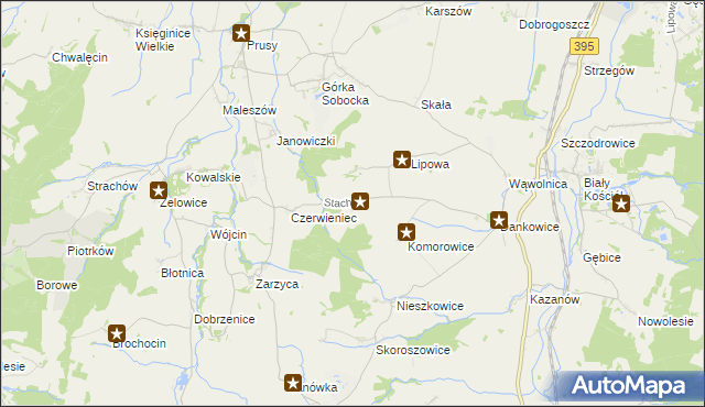 mapa Stachów, Stachów na mapie Targeo