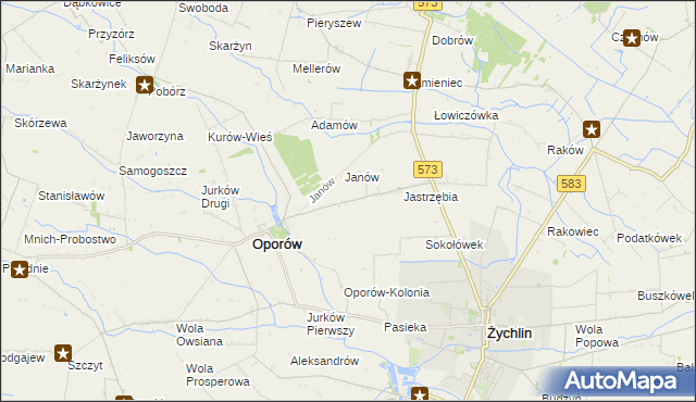 mapa Świechów, Świechów na mapie Targeo