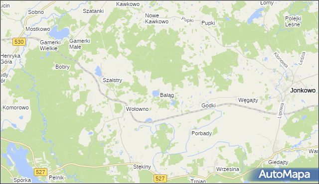 mapa Bałąg, Bałąg na mapie Targeo