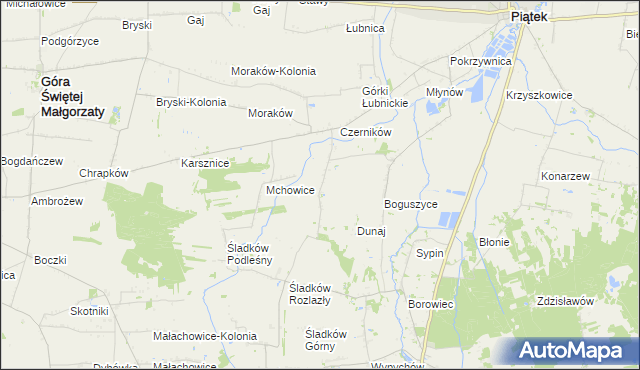 mapa Mysłówka, Mysłówka na mapie Targeo