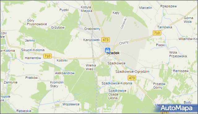 mapa Wielka Wieś-Folwark, Wielka Wieś-Folwark na mapie Targeo