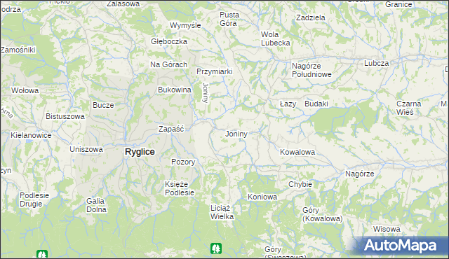 mapa Joniny, Joniny na mapie Targeo