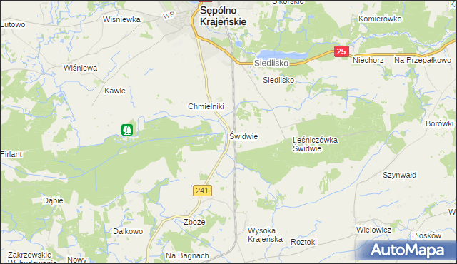 mapa Świdwie, Świdwie na mapie Targeo