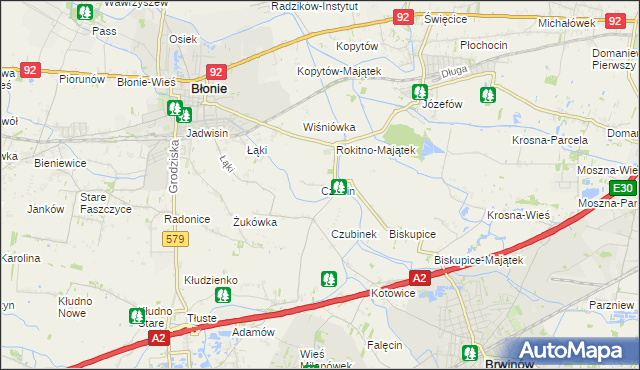 mapa Czubin, Czubin na mapie Targeo