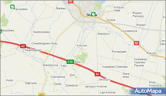 mapa Gółkowo, Gółkowo na mapie Targeo