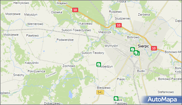 mapa Kwaśno, Kwaśno na mapie Targeo