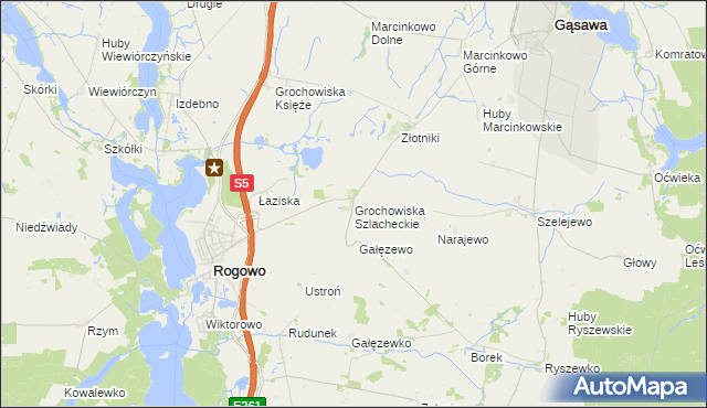 mapa Grochowiska Szlacheckie, Grochowiska Szlacheckie na mapie Targeo