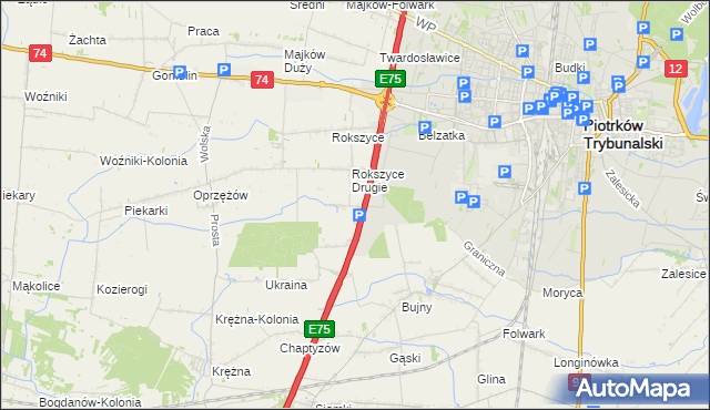 mapa Kargał-Las, Kargał-Las na mapie Targeo