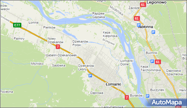 mapa Kiełpin Poduchowny, Kiełpin Poduchowny na mapie Targeo