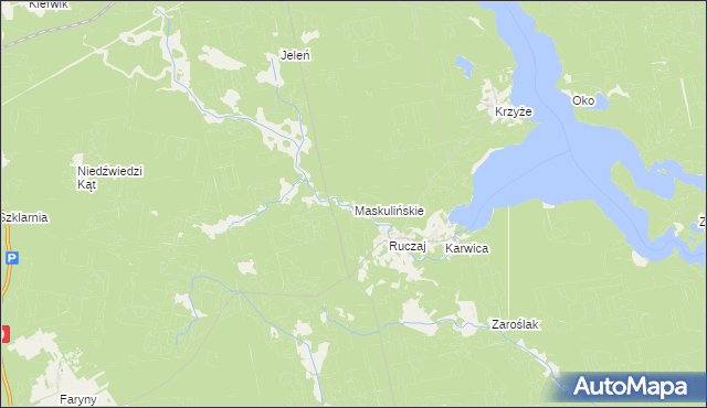 mapa Maskulińskie, Maskulińskie na mapie Targeo