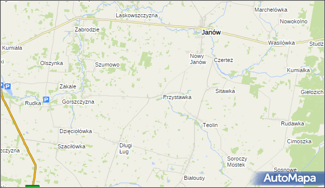 mapa Przystawka, Przystawka na mapie Targeo