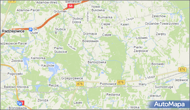 mapa Skuły, Skuły na mapie Targeo