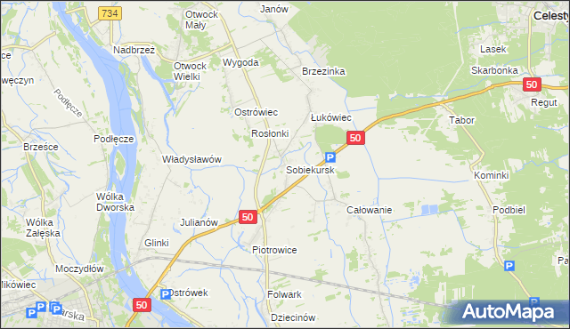 mapa Sobiekursk, Sobiekursk na mapie Targeo