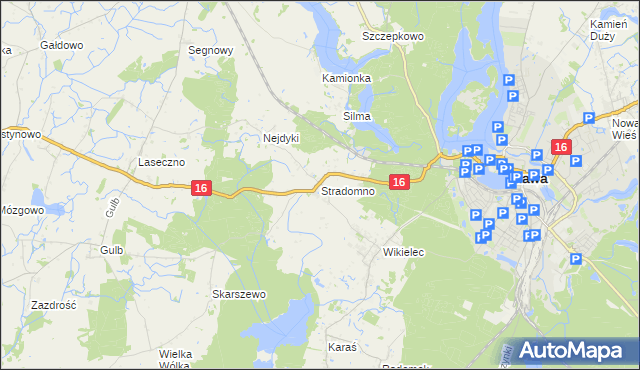 mapa Stradomno, Stradomno na mapie Targeo