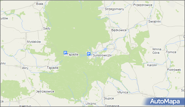 mapa Sulistrowiczki, Sulistrowiczki na mapie Targeo