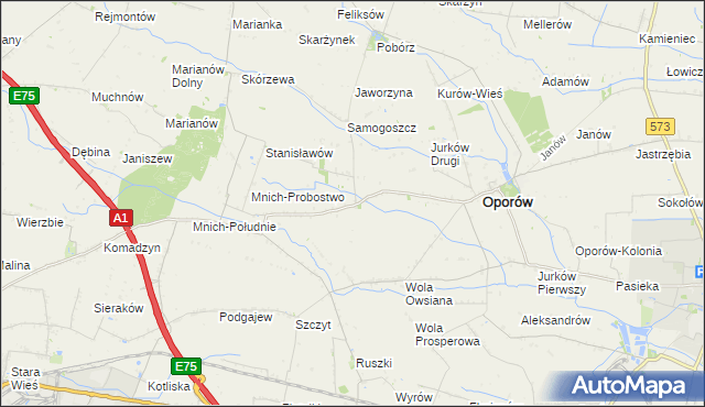 mapa Golędzkie, Golędzkie na mapie Targeo