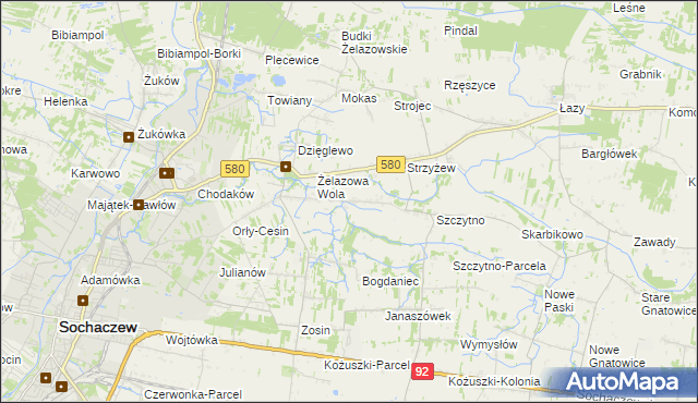 mapa Nowe Mostki, Nowe Mostki na mapie Targeo