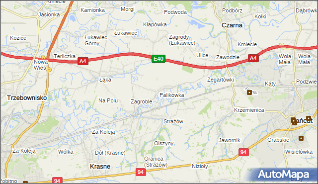 mapa Palikówka, Palikówka na mapie Targeo