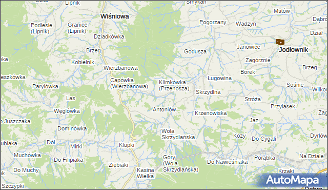 mapa Przenosza, Przenosza na mapie Targeo