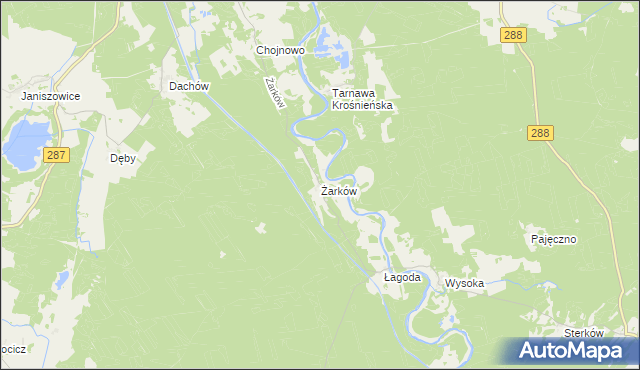 mapa Żarków, Żarków na mapie Targeo