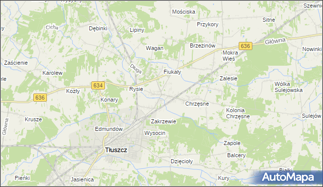 mapa Postoliska, Postoliska na mapie Targeo