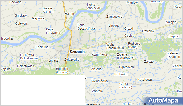 mapa Świdrówka, Świdrówka na mapie Targeo