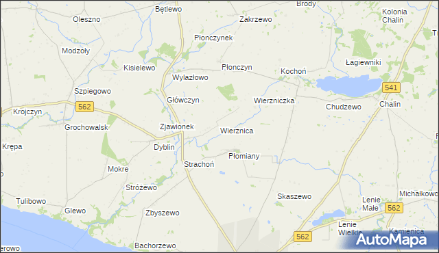 mapa Wierznica, Wierznica na mapie Targeo