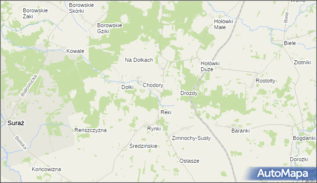 mapa Czaczki Małe, Czaczki Małe na mapie Targeo