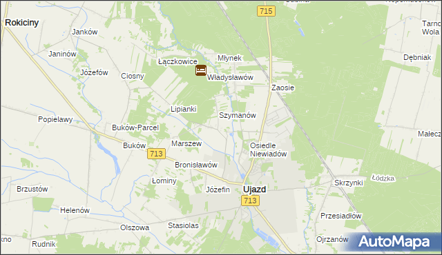 mapa Niewiadów PGR, Niewiadów PGR na mapie Targeo