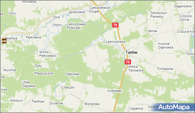 mapa Potoczek-Kolonia, Potoczek-Kolonia na mapie Targeo