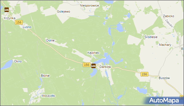 mapa Przyłęki gmina Pełczyce, Przyłęki gmina Pełczyce na mapie Targeo