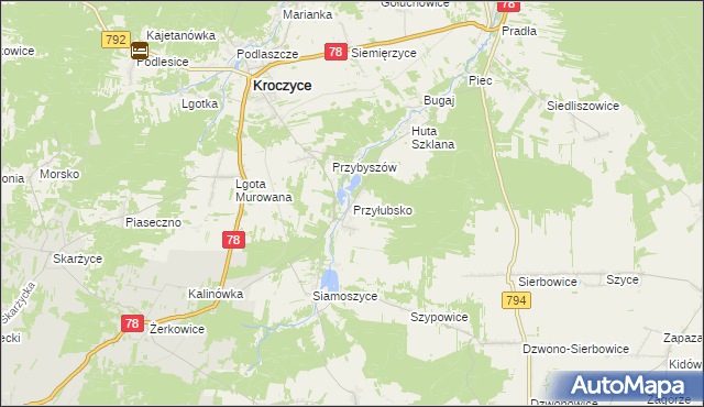 mapa Przyłubsko, Przyłubsko na mapie Targeo