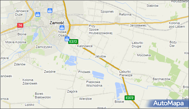 mapa Jatutów, Jatutów na mapie Targeo