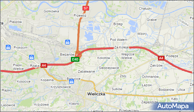 mapa Kokotów, Kokotów na mapie Targeo