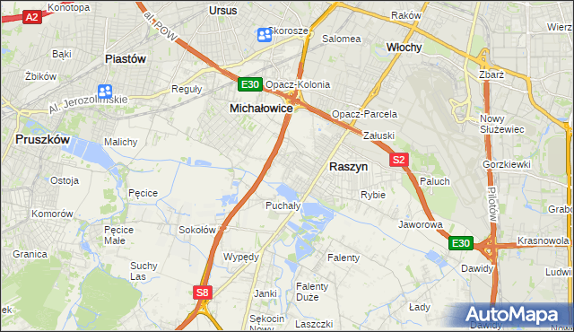 mapa Nowe Grocholice, Nowe Grocholice na mapie Targeo