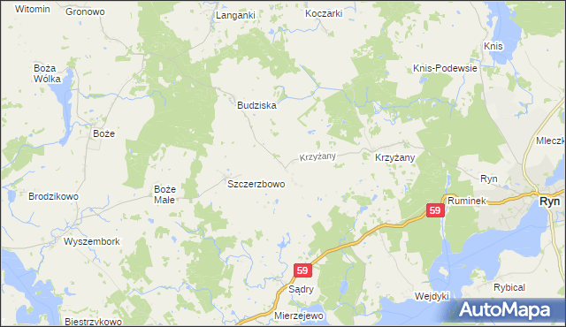 mapa Słabowo, Słabowo na mapie Targeo