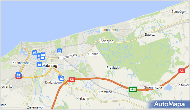 mapa Kądzielno, Kądzielno na mapie Targeo
