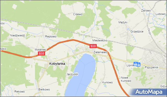 mapa Morzyczyn gmina Kobylanka, Morzyczyn gmina Kobylanka na mapie Targeo