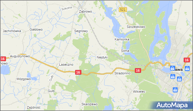 mapa Nejdyki, Nejdyki na mapie Targeo