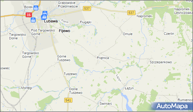 mapa Prątnica, Prątnica na mapie Targeo