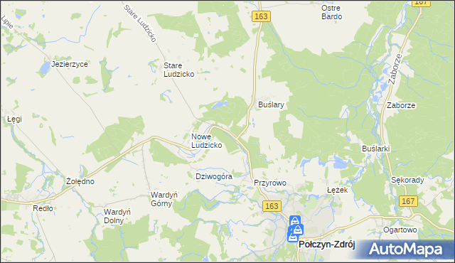 mapa Przyrówko, Przyrówko na mapie Targeo