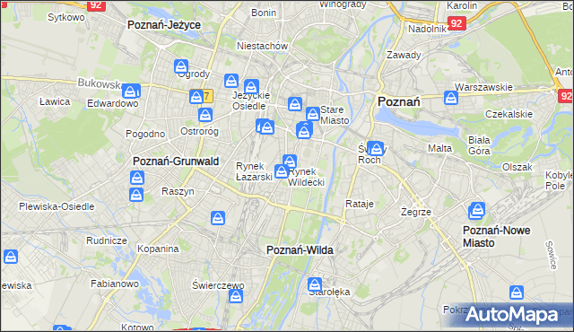 mapa Rynek Wildecki, Rynek Wildecki na mapie Targeo