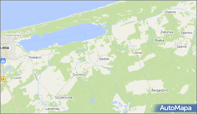 mapa Sarbsk, Sarbsk na mapie Targeo