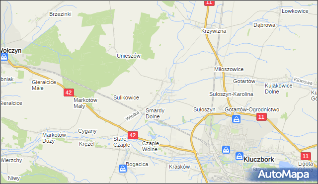 mapa Smardy Górne, Smardy Górne na mapie Targeo