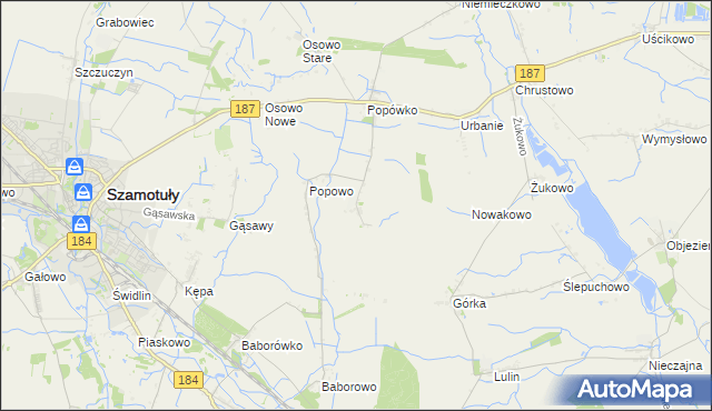 mapa Wychowaniec, Wychowaniec na mapie Targeo