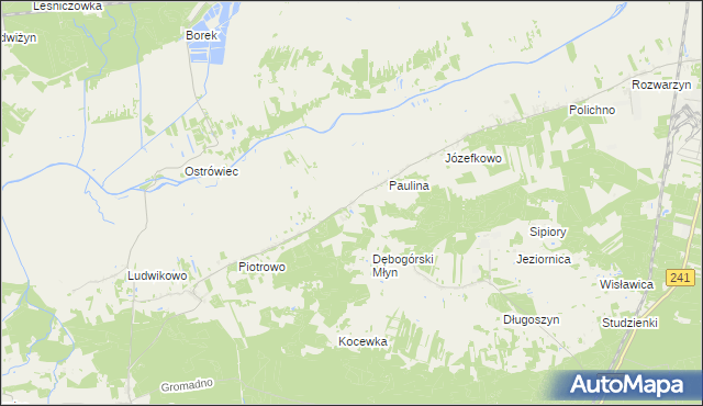 mapa Kowalewko-Folwark, Kowalewko-Folwark na mapie Targeo