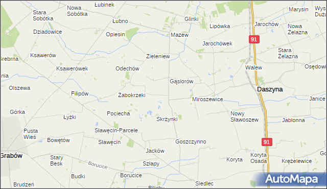 mapa Drzykozy, Drzykozy na mapie Targeo